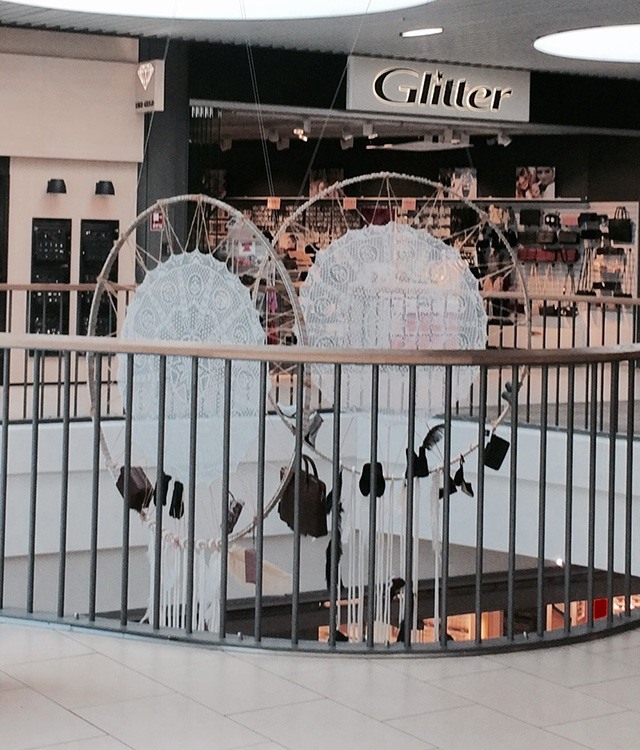 Rodkjær stod for udstilling af varerne i Bruuns Galleris efterårskampagne