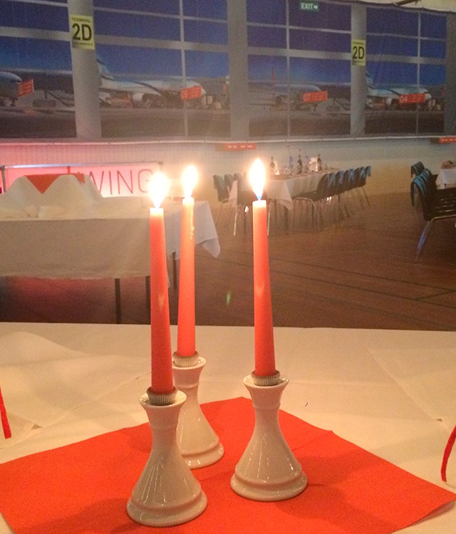 Airport dekorationer til Rodkjærs airport-temafest i Vingsted hotel- & konferencecenter