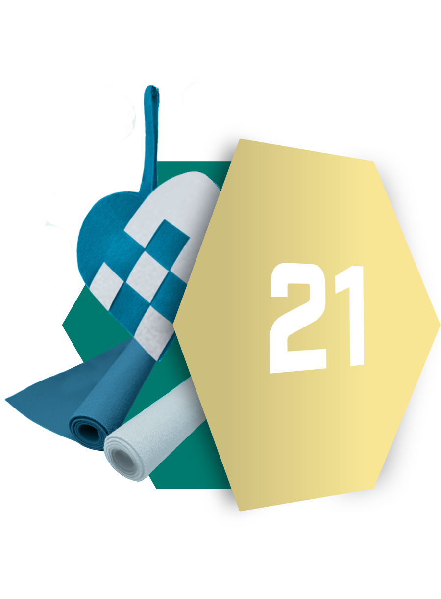 Upcycling – Fra gulvtæppe til julehjerte