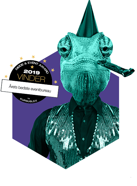 Festlig Rodkjær kamæleon